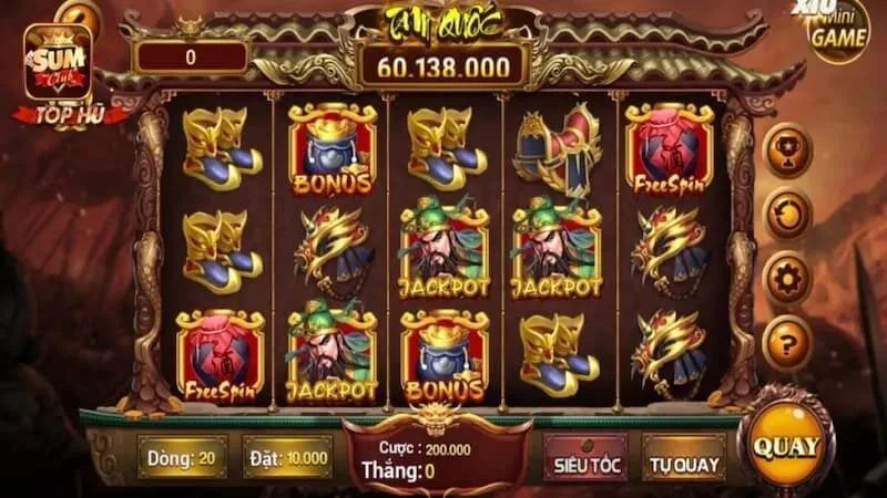 Điểm tên các game nổ hũ Sumclub uy tín