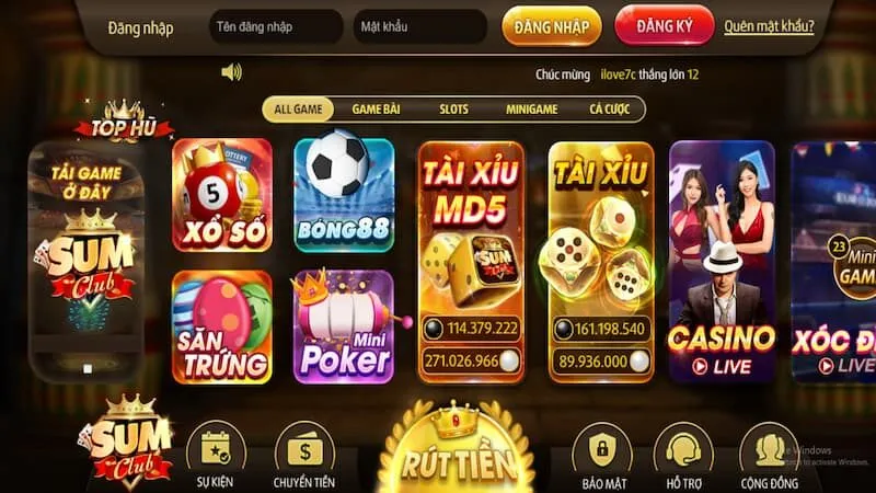 Điểm danh những sản phẩm cược hot tại SUMClub